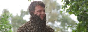 Jens Keinhörster mit Bienenbart